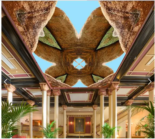 

Custom 3d photo wallpaper 3d ceiling wallpaper murals Modern style stone pattern zenith background wall 3d living room wallpaper