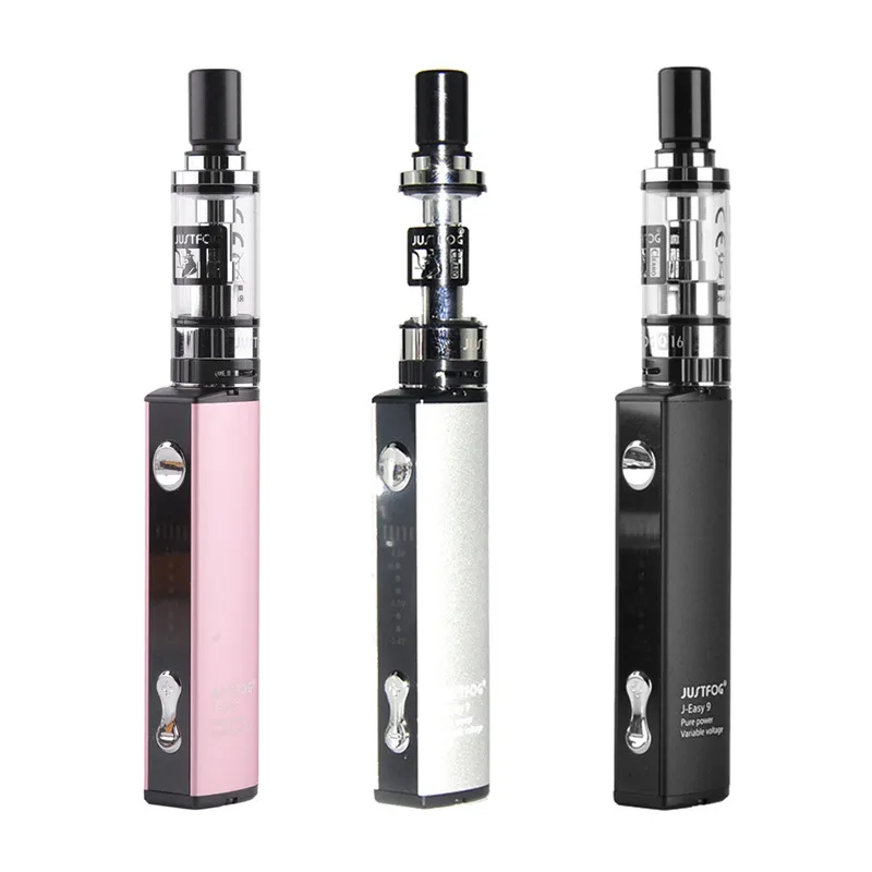 10 шт. justfog Q16 комплект 900 мАч VAPE pen Starter Kit с 2 мл justfog Q16 сигареты 1.6ohm катушки кальян испаритель e-сигареты комплект