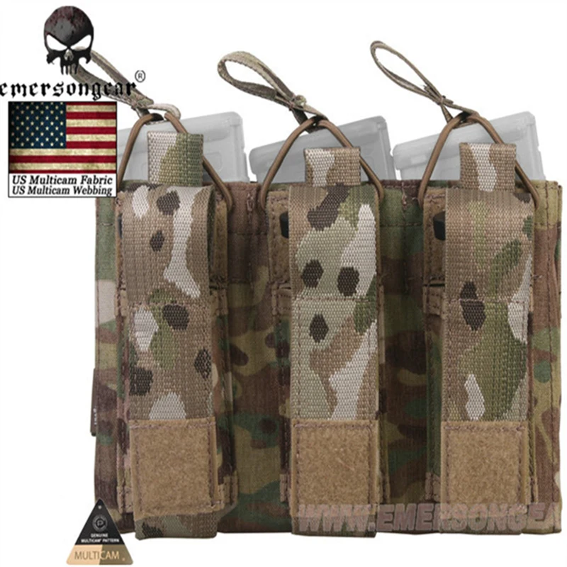 2018 Emersongear Magazine Mag Pouch 5 56 Пистолет тройной Открытый Топ армейских подсумок Emerson Wargame