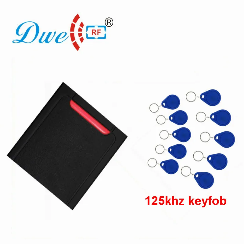 

DWE CC RF Access Control Card Reader PVC Proximity 125khz or 13.56mhz RFID Reader For Door Access Waterproof D301