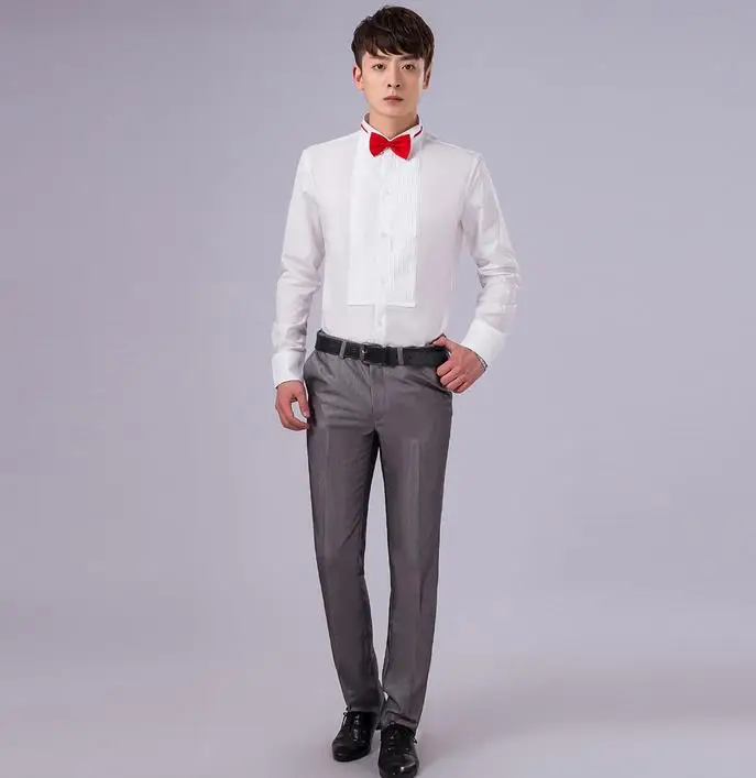Известный бренд белая мода весенняя одежда мужские рубашки с длинным рукавом приталенная мужская одежда рубашки одежда певица брендовая одежда