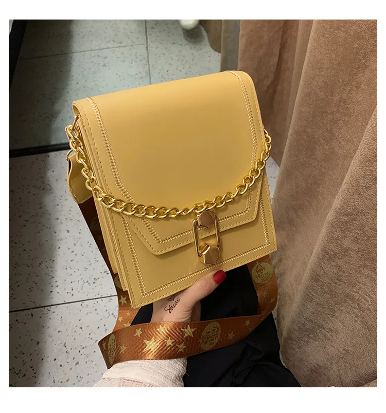 Супер пожарная сумка женская новая Корейская сумка на плечо с цепочкой Модная Портативная сумка-Джокер маленькая квадратная сумка
