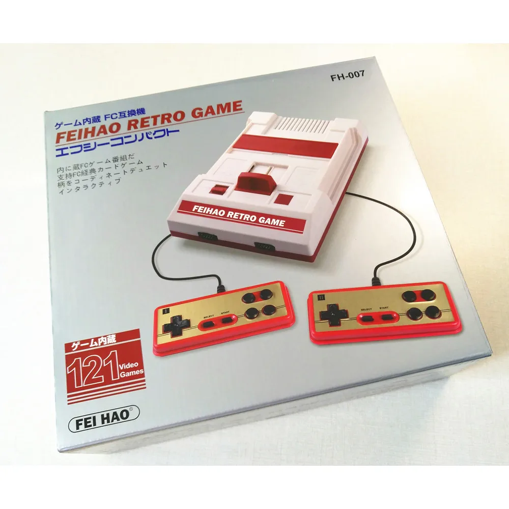 Ретро двойной контроллер 8 бит тв видео игровая консоль для Dendy классические игры семья ТВ Видео игровой плеер встроенный в 121 игр