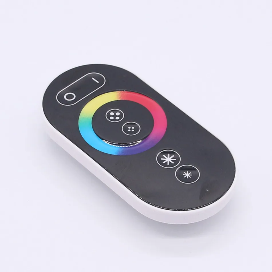 DC 12 В 6A светодио дный контроллер RGB Touch 6Key Цвет кольцо РФ дистанционного