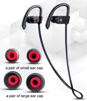 

Wireless Headphones Sport running Bluetooth Earphone Noise Canceling in Ear IPX4 Waterproof Headset with Microphone for iPhone