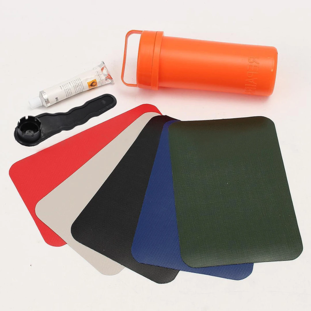 Inflatable Boat Swimming Pool PVC Puncture Repair Patch Glue Kit Adhesive Canoe  Kayak Rowing Boats Parts Accessories