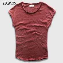 Zecmos Sleeveless font b Men b font font b T Shirts b font Fashion Cotton Top