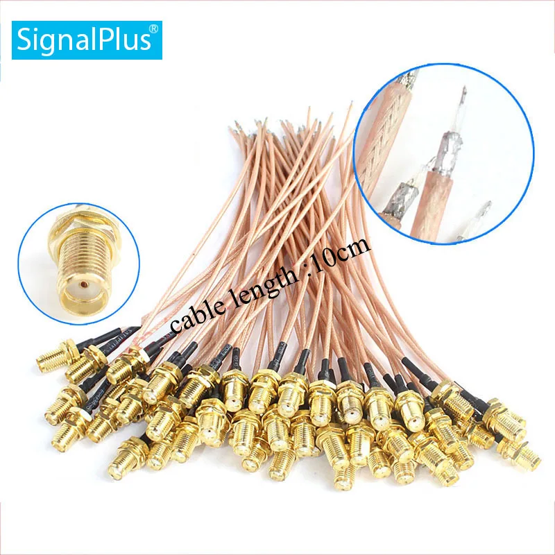 100pcs 10k b3950 ntc thermistor temperature sensor resin head 4mm length 10cm 20cm 30cm 50cm 1m 2m tin xh2 54 plug 50pcs/lot RG178 sma-female 50ohm Coax Pigtail RF Coaxial antenna 10cm length Plug Jack Adapter Wire  RG178