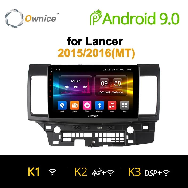 

Ownice K1 K2 K3 10.1" Android 9.0 Octa core Car DVD for MITSUBISHI LANCER 2016 2016 32G ROM 2G RAM support 4G LTE DAB+ DVR OBD