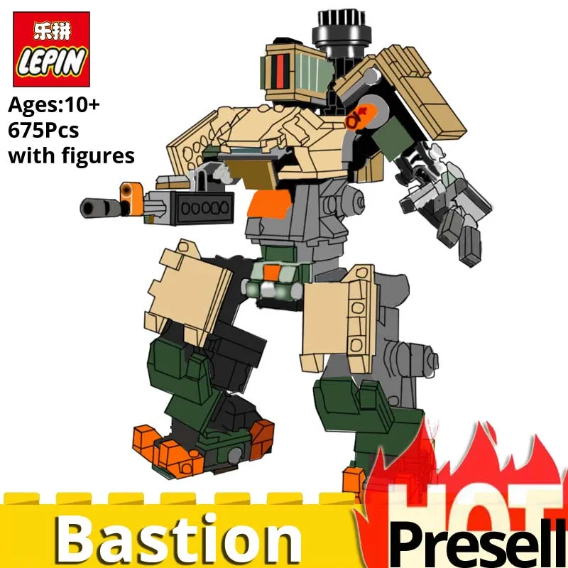 

2019 NEW Lepin 50005 Overwatching Games minifigures 75974 Bastion Model Building Blocks Bricks Educational Toys Christmas Gift