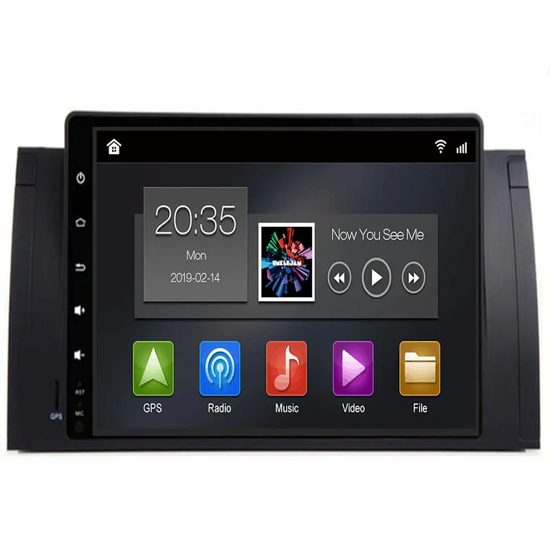 Perfect IPS Android 9.0 QUAD CORE 2G RAM 16G/32G CAR DVD player For BMW E39 X5 M5 E38 E53 GPS receiver Audio radio navigation multimedia 1