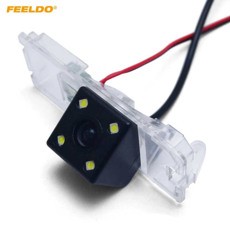 FEELDO Rear View Car Camera With LED Light For Volkswagen Passat B7/Magotan/Golf/Phaeton/Passat CC/Scirocco/Polo/Superb #4057 | Автомобили