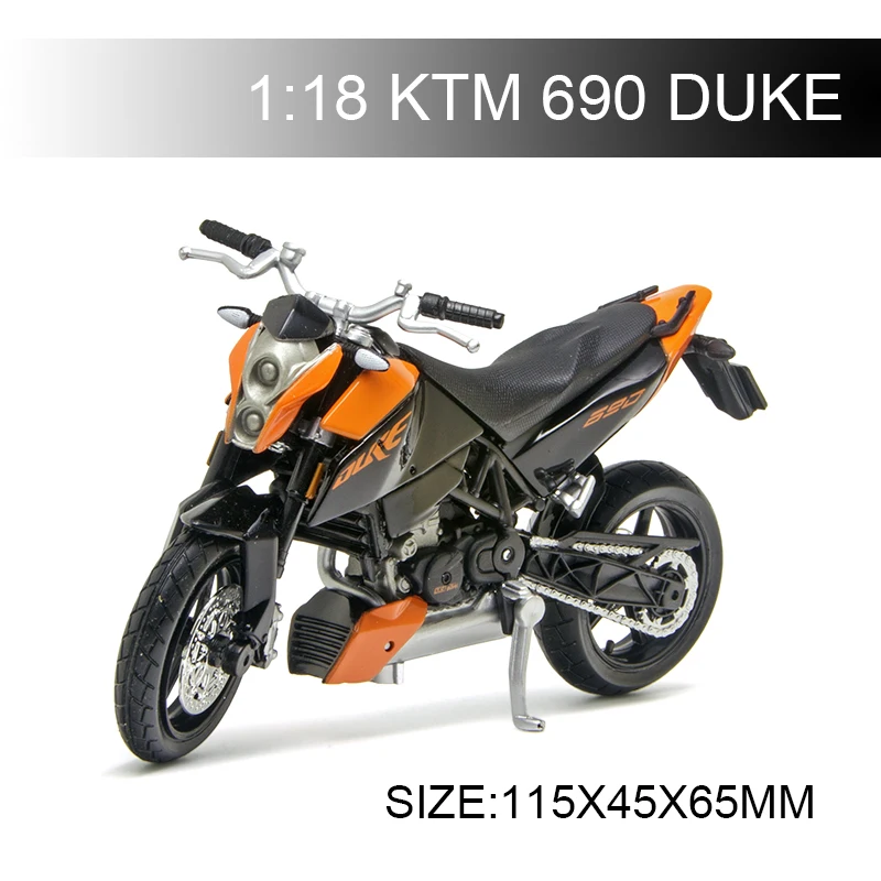 Модель мотоцикла Maisto 1:18 KTM 690 DUKE модель велосипеда из сплава миниатюрная гоночная