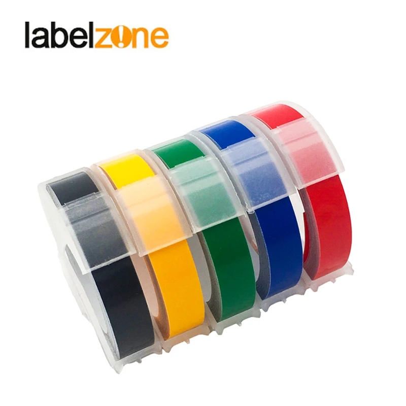 Colorful Label Maker Embossing Label Tape 9mm*3meter Compatible For MOTEX Dymo