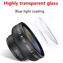 0.45X Ultra Wide Angle Lens SLR Camera Lens Mobile Phone External Effects 10 Macro Lens For iPhone 7 7plus 6 6s plus
