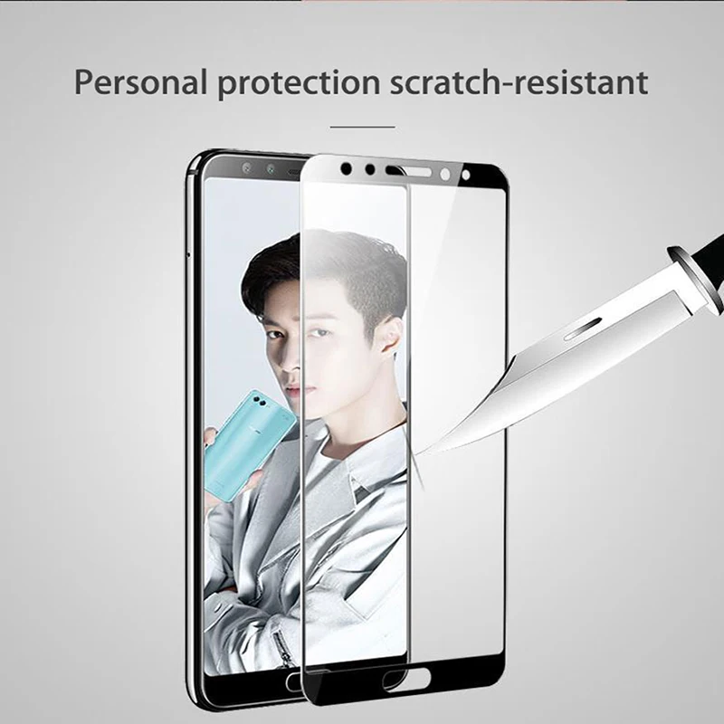 9 H полное покрытие из закаленного стекла для Huawei NOVA 2 S Защитная пленка