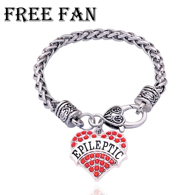 Medical Alert Bracelets >> Free Fan Vintage Epileptic Awareness Medical Alert Bracelet Fashion Medical Alert Bracelets >> Free Fan Vintage Epileptic Awareness Medical Alert Bracelet Fashion