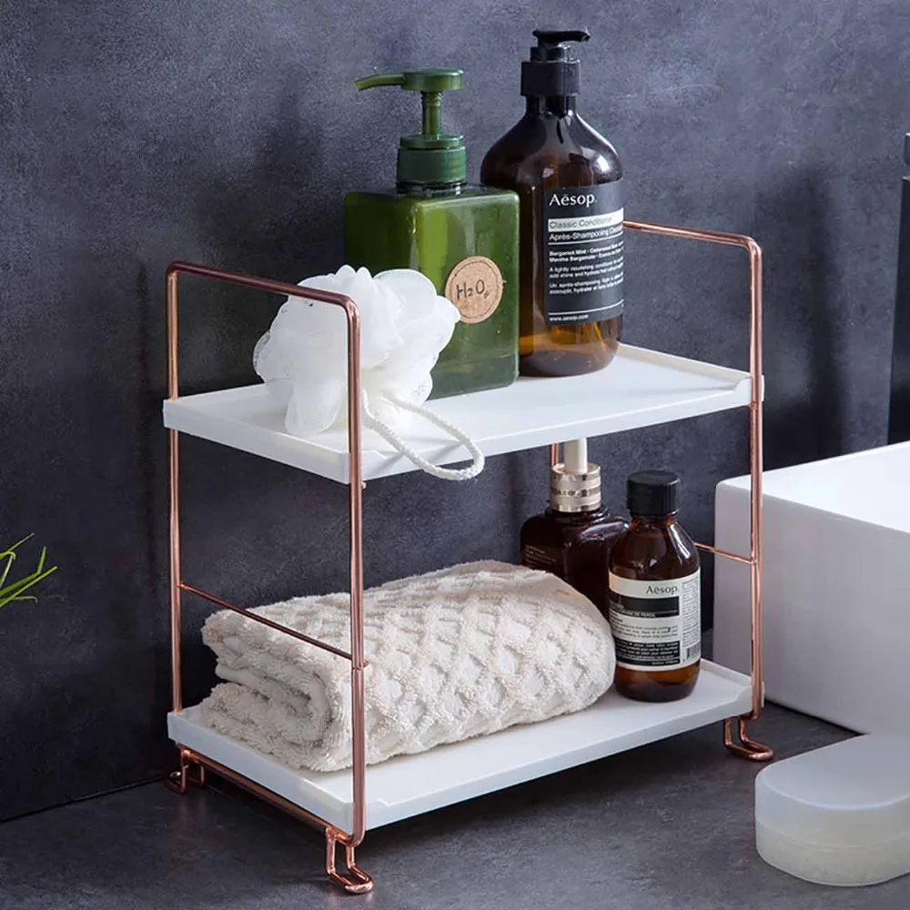 Billig Bad Regal Rack Display Stand Regale Kosmetik Shampoo Halter Dusche Caddy Bad Organizer Multi schicht
