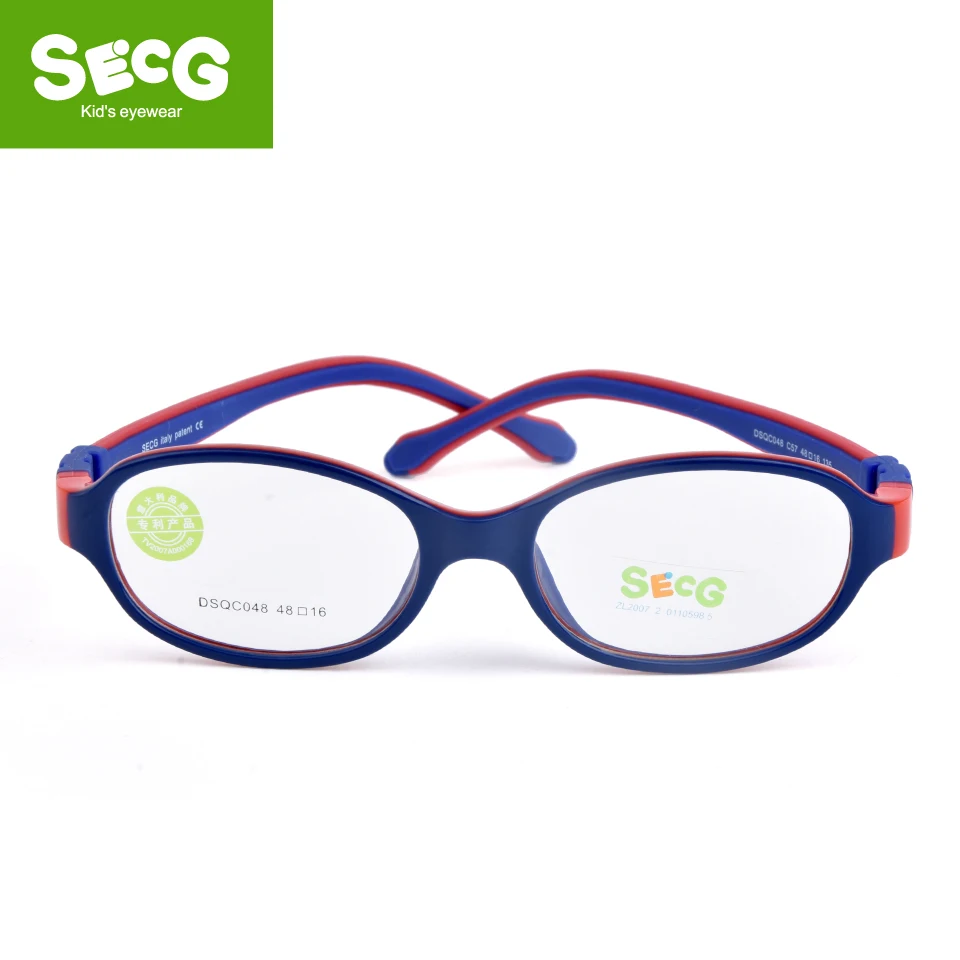 SECG 2018 TR90 детская стеклянная оправа для детей близорукость по рецепту стекло es