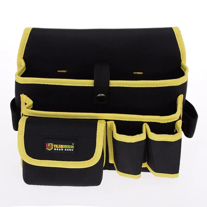 Многофункциональный 600D ткань Оксфорд электрики инструментарий поясной пакет сумка для хранения инструментов Желтый