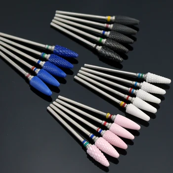 

20 Type Ceramic Nail Drill Bit Electric Milling Cutter For Pedicure Manicure Machine Accessory Cuticle Remove Files Nail Tools
