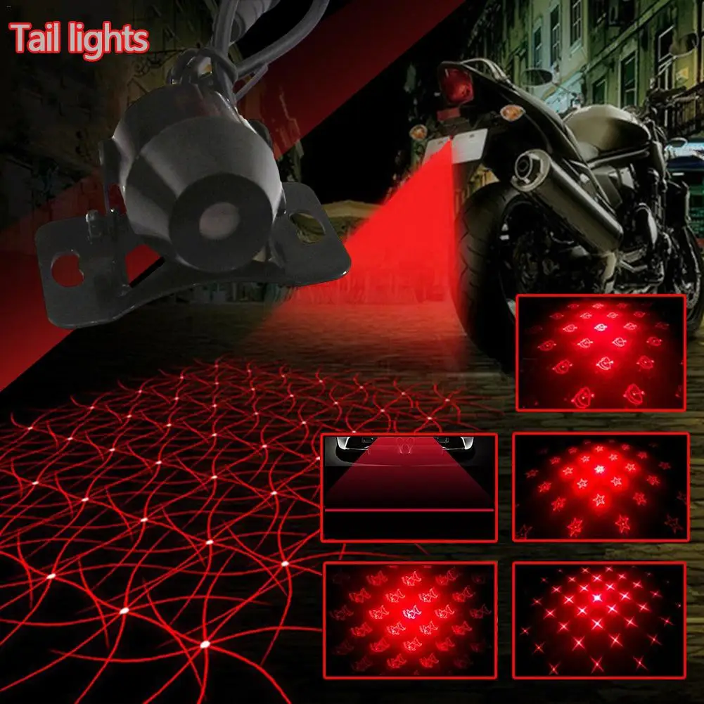 

Car Motorcycle Colorful Lamps Modifying Accessories Spot Light Avoid-collision Rear Fog Light Taillight LED Decorative Light