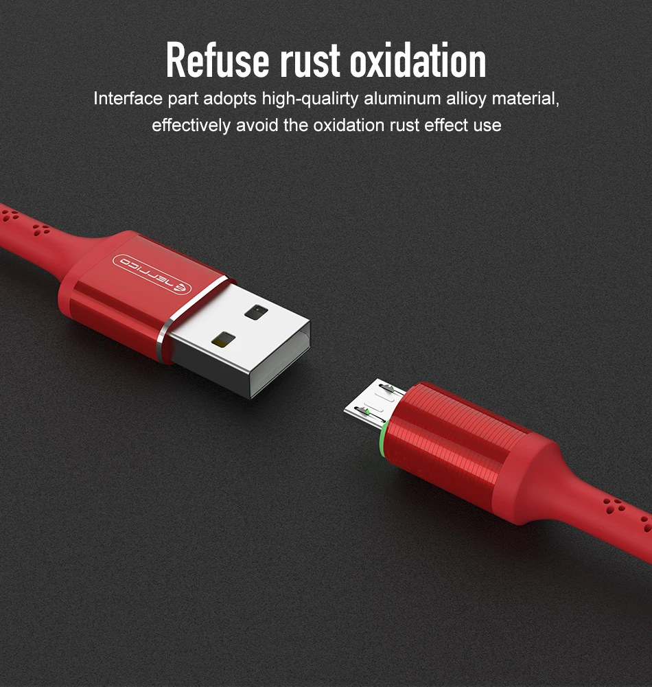 Jellico светодиодный кабель Micro USB 2A шнур для быстрой зарядки и передачи данных Microusb кабель для зарядки samsung Xiaomi Android кабели для мобильных телефонов