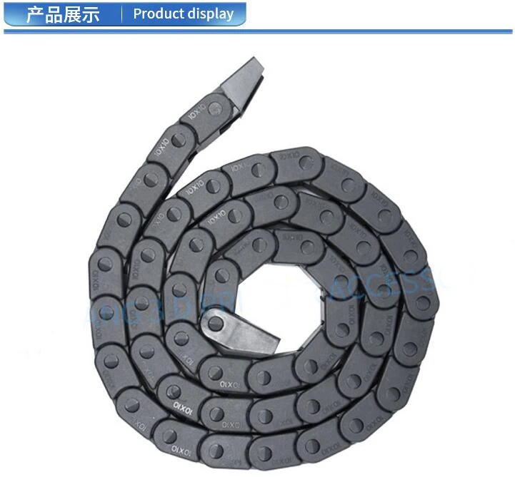 

Transmission Chains Cable Chain 10*10 10*15 10*20 mm 1M Non Snap-Open Plastic Towline Transmission Drag Chain Machine