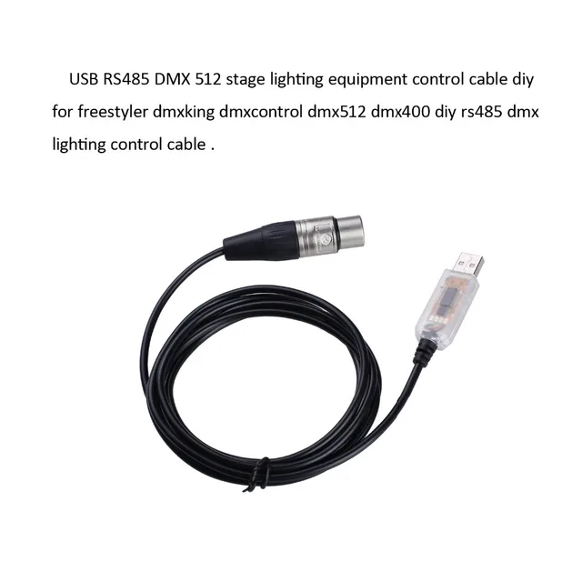 FTDI FT232RL USB に DMX512 DMX 512 コントローラ RS485 ドングルインターフェイスアダプタコンバータケーブル  Freestyler Lightkey ソフトウェア用 - AliExpress FTDI FT232RL USB に RS485 3PIN 3P DMX512 DMX 512 XLR メスコンバータケーブルフリー