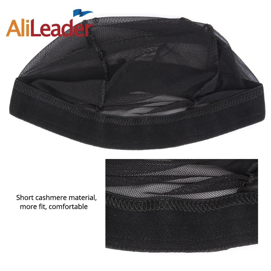 Alileader Mesh Wig Cap Hair Nets Wig Liner Hairnet Snood Glueless Dome Wig Caps Breathable Stretchable Elastic Hair Net