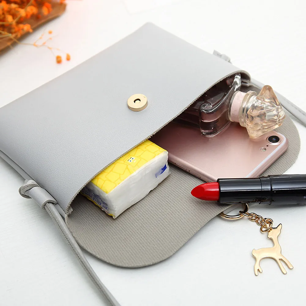 

Hot sale BAGS FOR WAMEN 2019 Women Women's Vintage Small Deer Pendant Leather Crossbody Shoulder Bag bolsa feminina