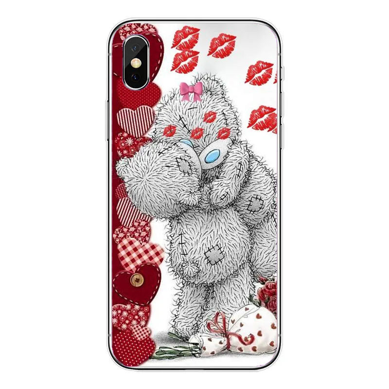 Силиконовый чехол для телефона для iphone XS Max чехол Tatty Teddy Me To You Bear чехол для телефона Чехлы для iphone 5S, SE 6S 7 8plus XR чехол - Цвет: TPU