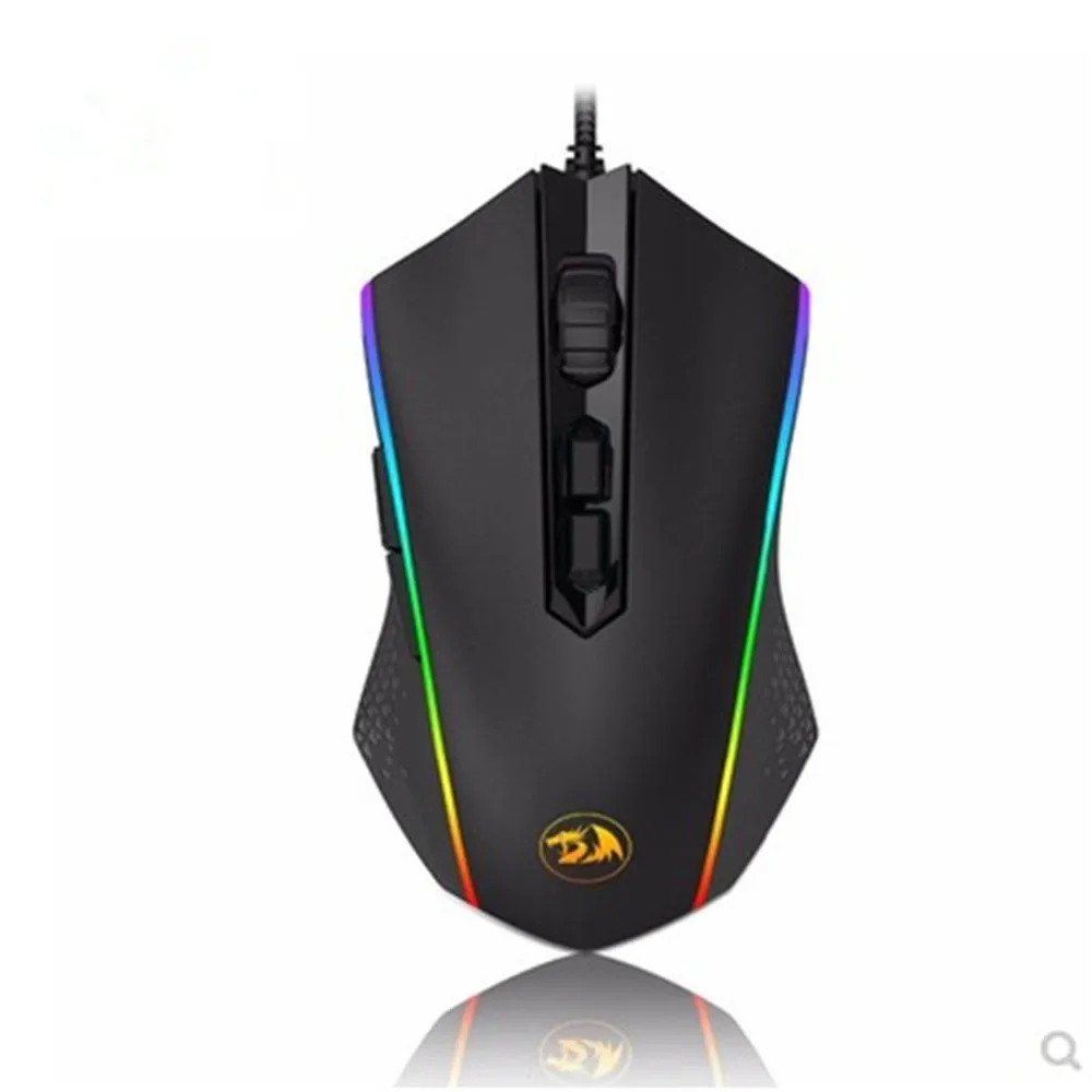 Проводная игровая мышь Redragon USB 10000DPI 8 кнопок лазерная программируемая с