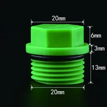 PPR пластиковый штекер для воды, 40 штук