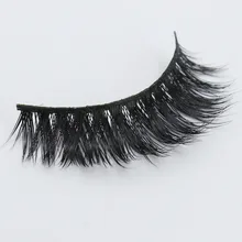 Высокое качество 3 шт./лот привлекательный густой крест 3D накладные ресницы премиум пересечения Толстая ручной работы накладные ресницы, норка