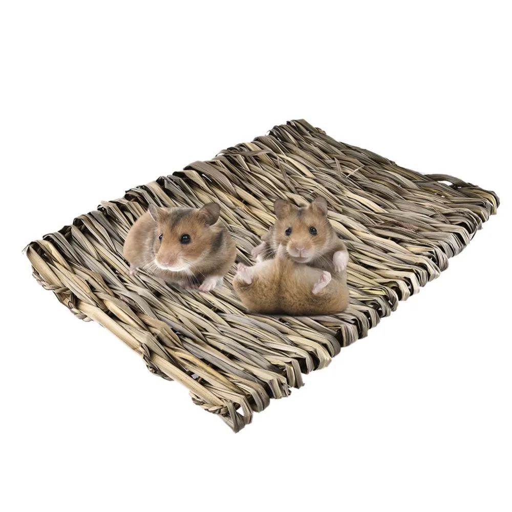 Hamster Grass Mat for Rabbits Cages for Natural Small Pet 100 Hand