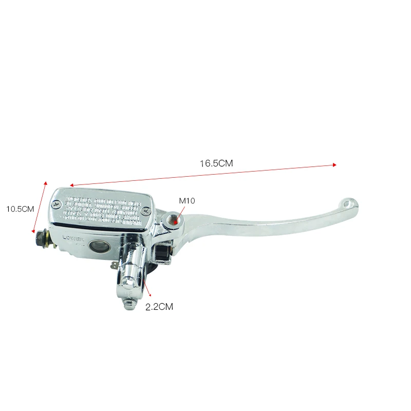 7/" 22 мм Серебряный тормозной цилиндр мотоцикла гидравлический тормоз сцепления насос рычаг для Yamaha Suzuki Honda с поршнем 14 мм