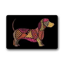 Aolisia двери коврики декоративные двери коврики пользовательские красочные такса Крытый/Открытый дверной коврик 23,6*15,7