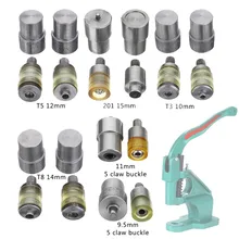 9.5-15Mm Handmatige Klauw Brace Sluiting Snap Schimmel Persmachine Knop Sluiting Sterft Diy Hand Druk Drukken Klem machine Tool