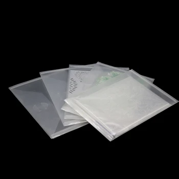

50pcs/Lot dies and Stamps Transparent Collections Case DIY Scrapbooking Stencil cutting dies Storage Template Holder New Arrival