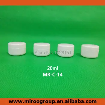 

Free shipping 15pcs 20g/20ml Plastic cream jar, sample jar, 20g jars for cosmetic cream cosmetic jar make up refillable bottle