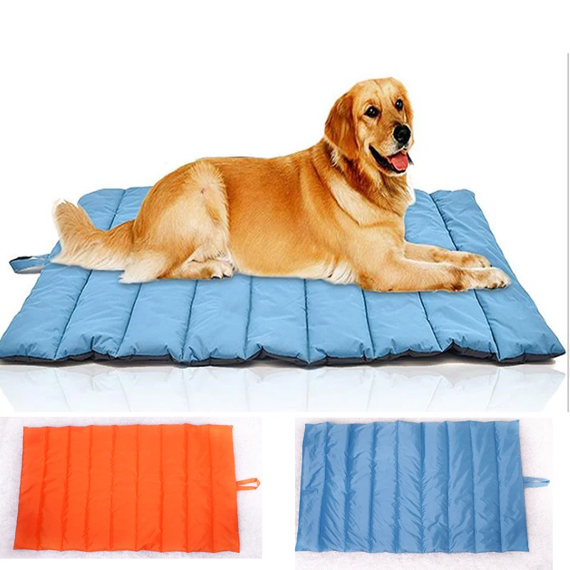 Outdoor Dog Cushion Mat Portable Travel Bed Mat Small Large Dogs Pet