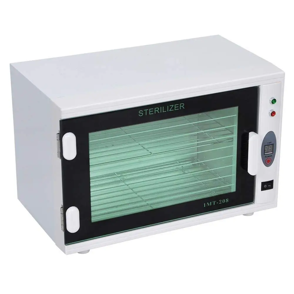 VamsLuna 8L UV Tool Sterilizer Cabinet with Timer Sterilization Manicure Nail Tool Facial Skin Beauty Salon Equipment