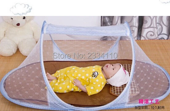 110*62*55 см летняя детская кроватка для путешествий детская кроватка с москитной сеткой милое детское портативная детская кроватка для детского постельного белья, складной