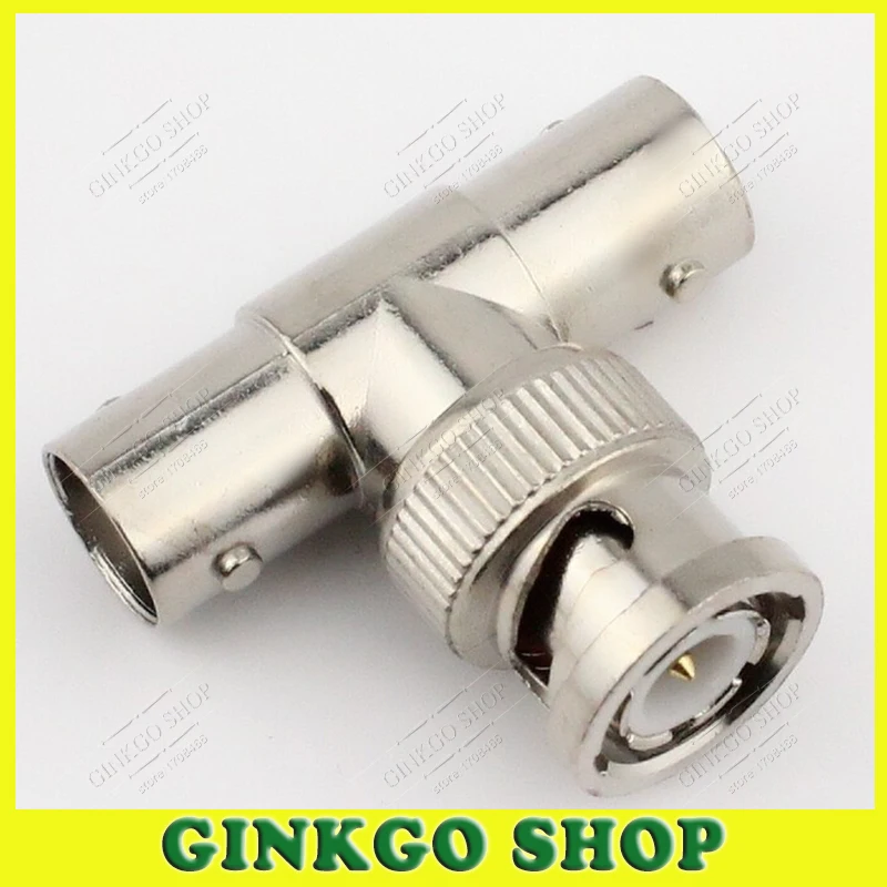 12pcs/lot BNC-KJK 2 Female to Male BNC T Type for AV Monitoring Components Adapters Connector Q9 Connect Adapter | Обустройство дома