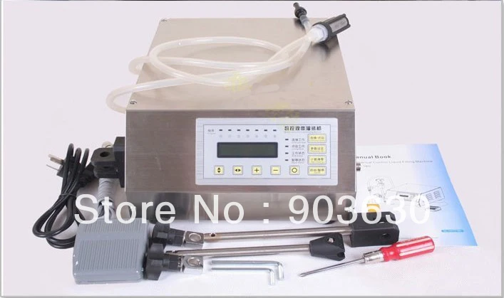 

Free shipping Manual Electric Compact Digital Control Pump Liquid Filling Machine (3-3000ML ) English panel machine