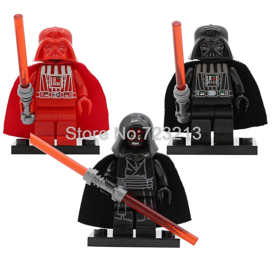 

Single Sale Darth Vader Figure Darth Maul Building Blocks Set Model Kits Bricks Educational Toy for Children
