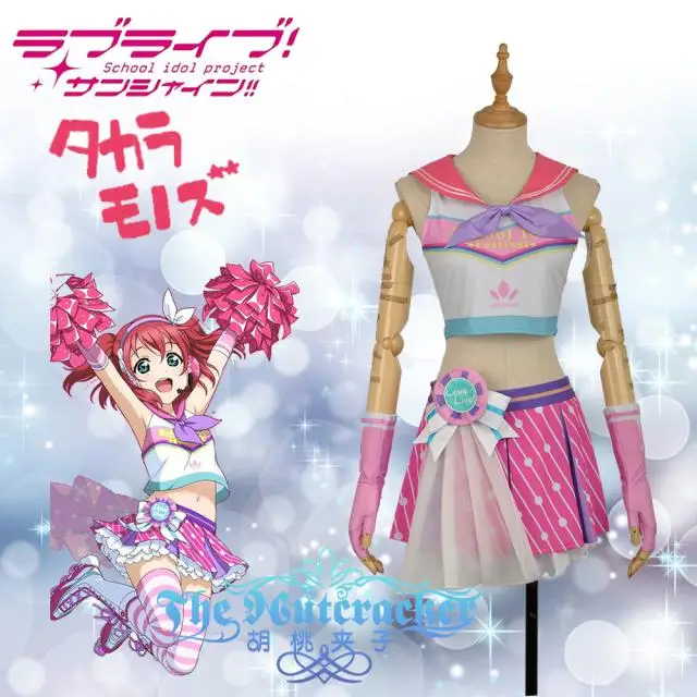 Аниме Love Live! Sunshine Ruby Kurosawa черлидер Униформа вечерние платья Косплей Костюм для