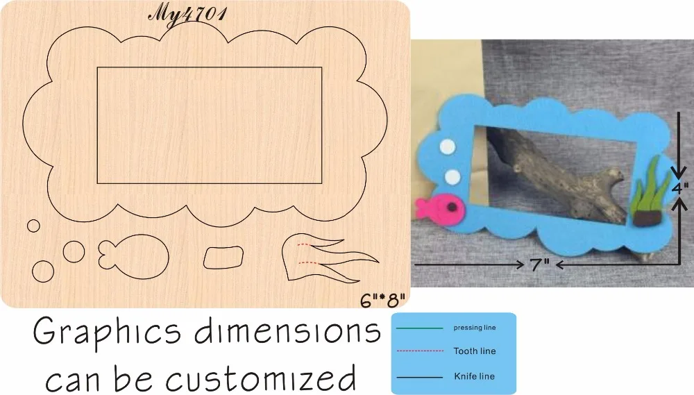 

Ornament 7 new wooden mould cutting dies for scrapbooking Thickness-15.8mm