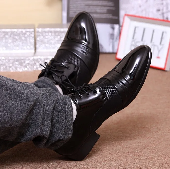 38~45 Classical Flats 2018 Big XMP418 Stop118 Men's Man TANGNEST Business Oxfords Dress Size Black Leather Vintage discount Shoes Brown Last Men 4 38~45 Classical Flats 2018 4